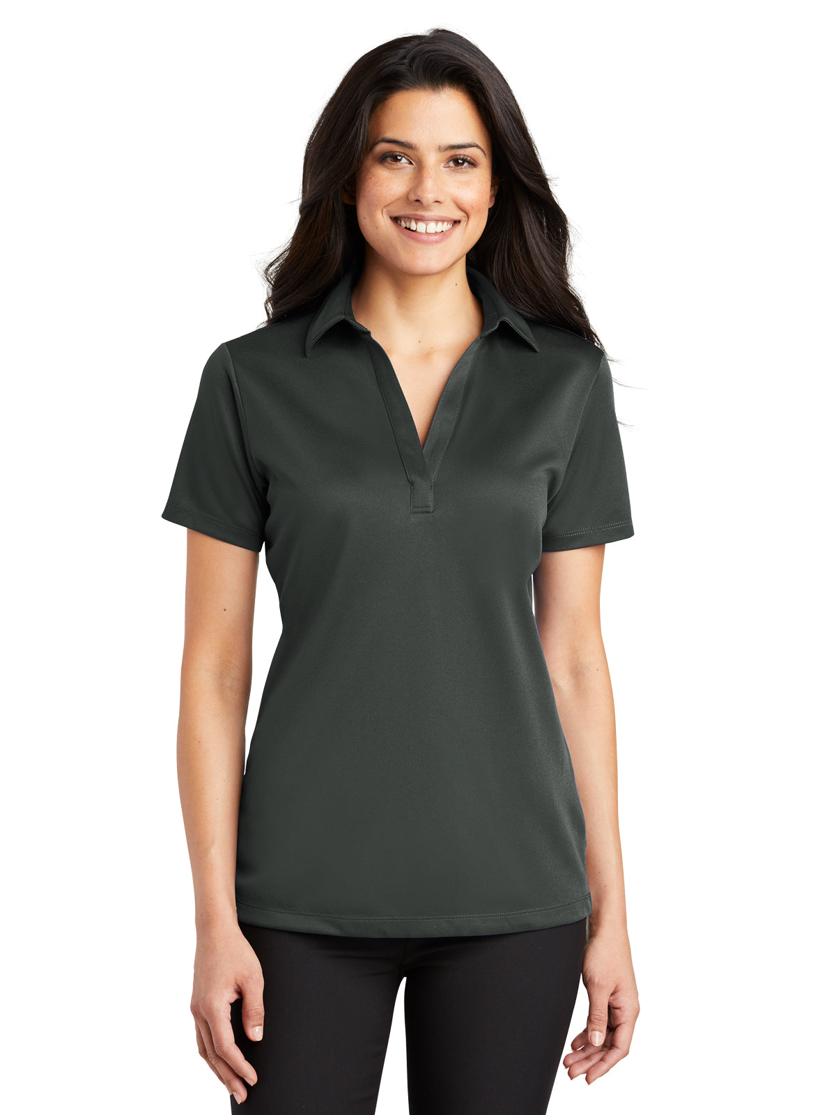 Women's Performance Polo - L540 - Steel Grey