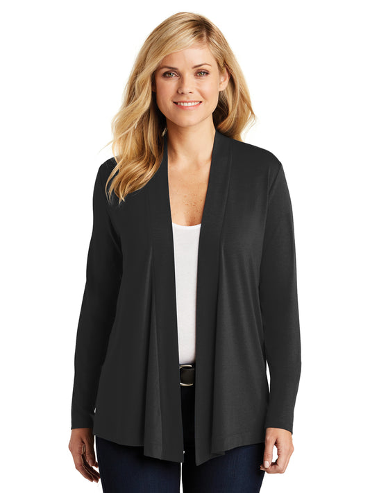 Women's Open Concept Cardigan - L5430 - Black