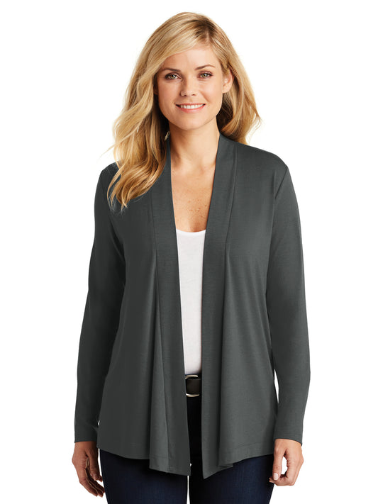 Women's Open Concept Cardigan - L5430 - Grey Smoke