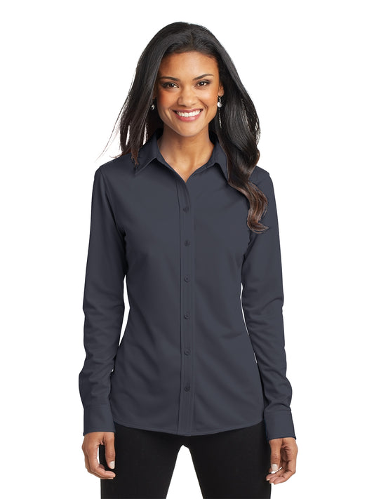 Women's Knit Dress Shirt