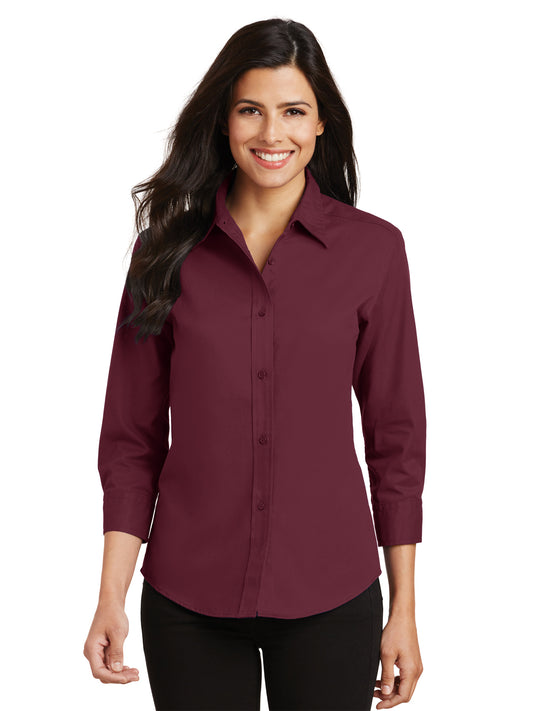 Women's Wrinkle-Resistant 3/4-Sleeve Shirt