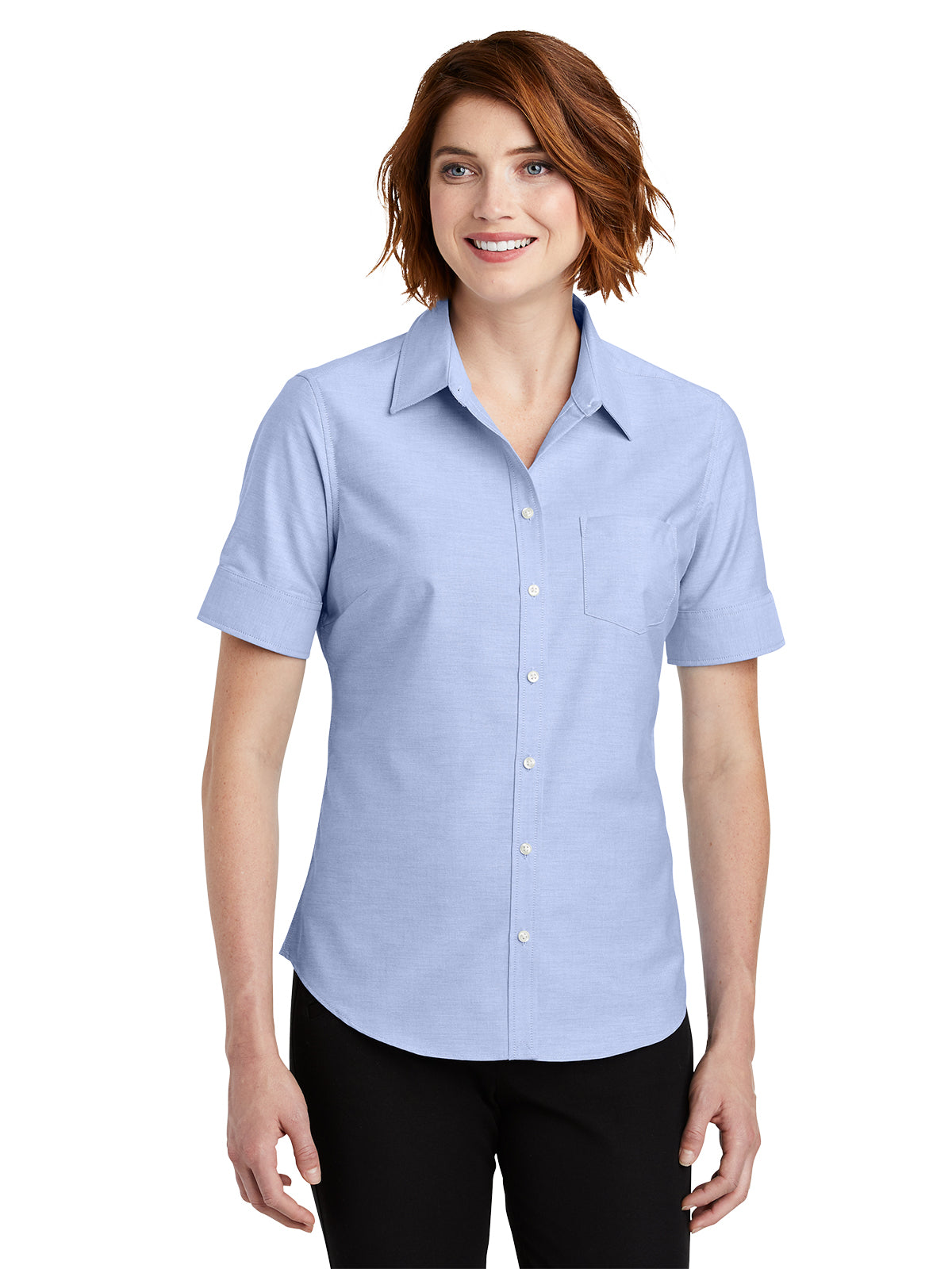 Women's Short Sleeve Oxford Shirt