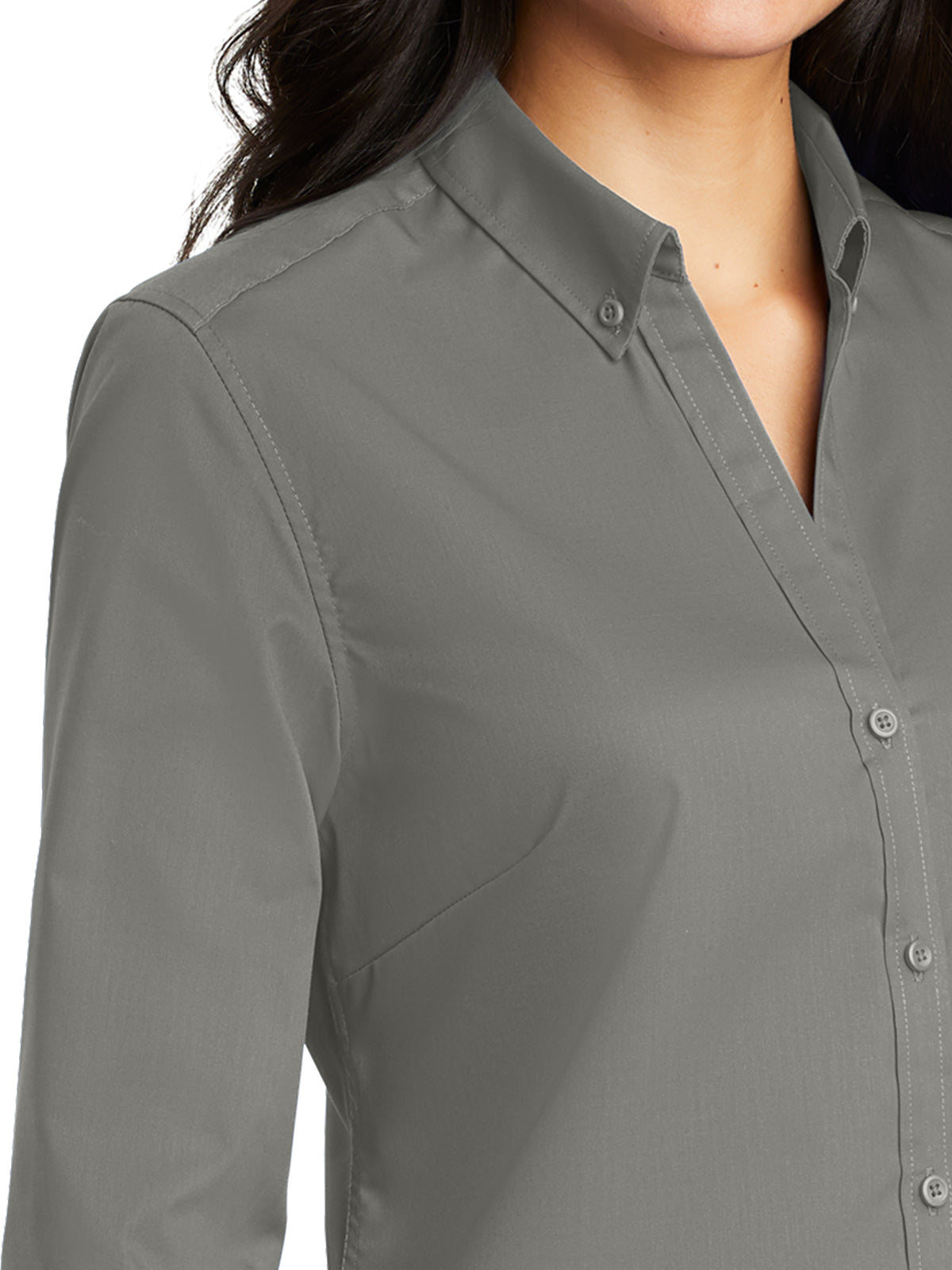 Women's 3/4 Sleeve Twill Shirt