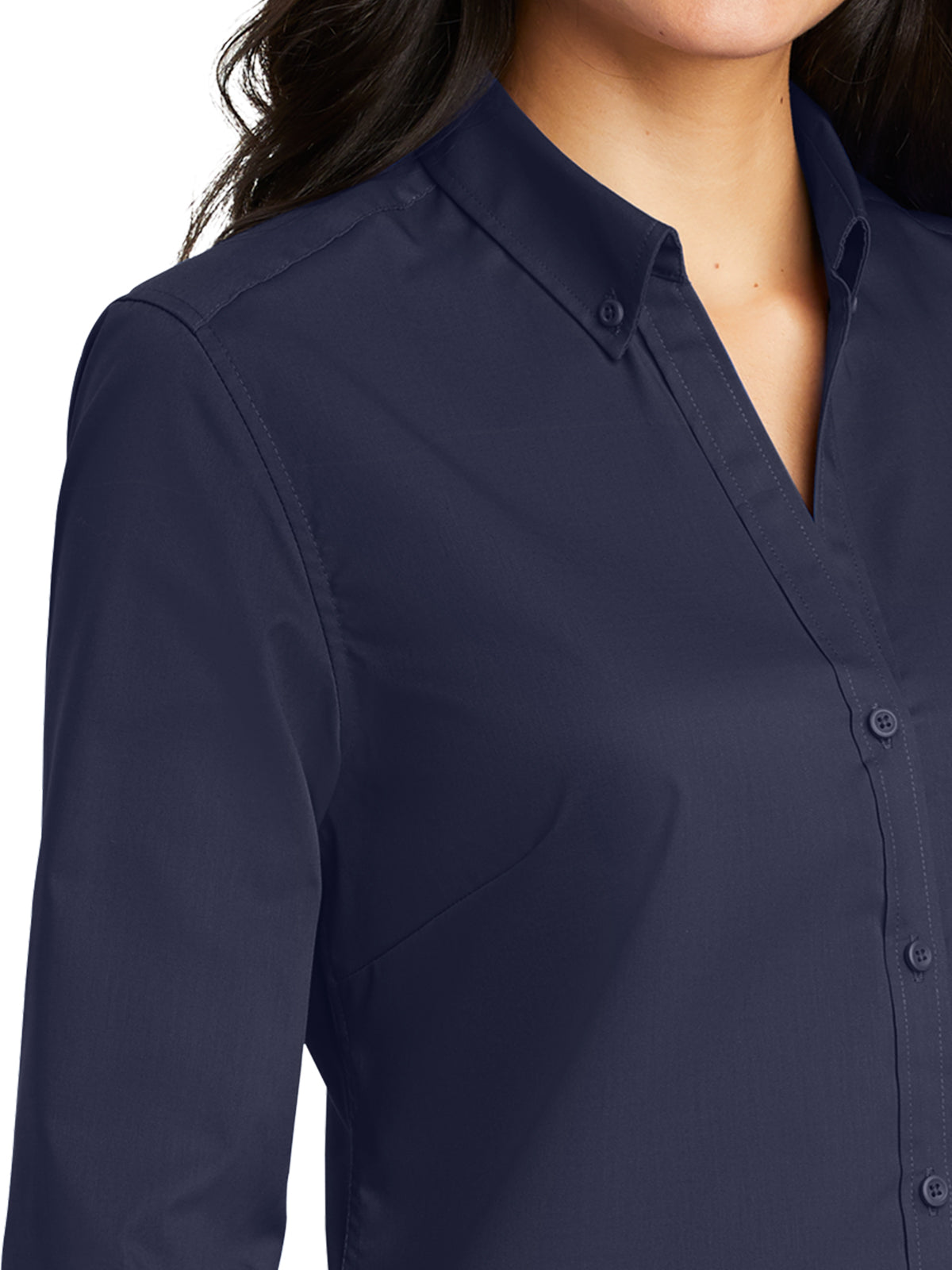 Women's 3/4 Sleeve Twill Shirt