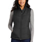Women's Puffy Vest - L709 - Black/ Black