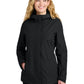 Women's 2-Pocket Rain Jacket - L714 - Deep Black