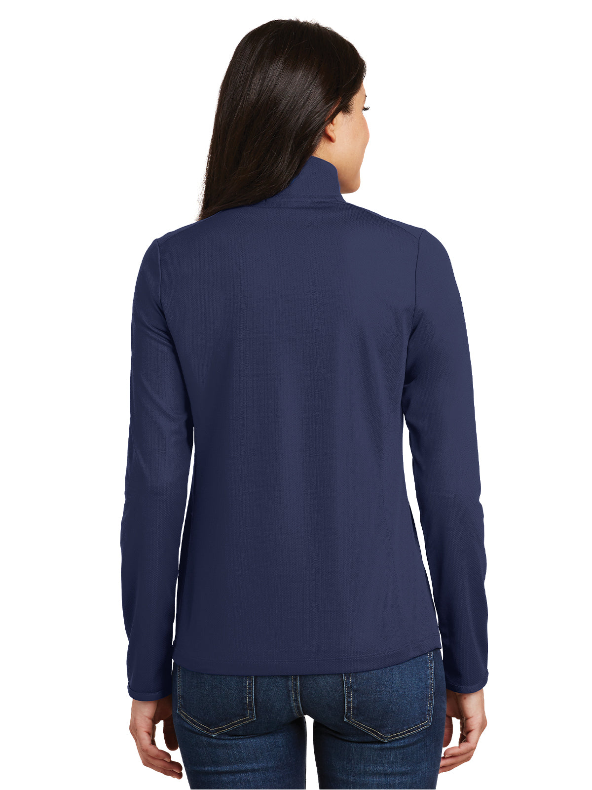 Women's Pinpoint Mesh Half-Zip Pullover