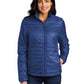 Women's Packable Puffy Jacket - L850 - Cobalt Blue
