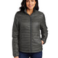 Women's Packable Puffy Jacket - L850 - Sterling Grey/Graphite