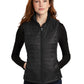 Women's Packable Puffy Vest - L851 - Deep Black