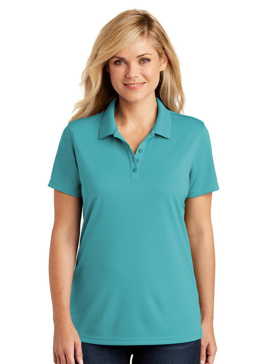 Women's Dry Zone Polo - LK110 - Aquamarine