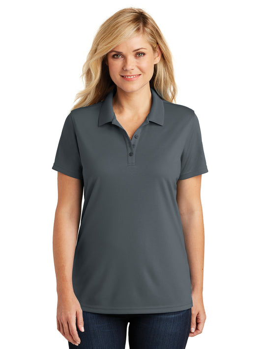 Women's Dry Zone Polo - LK110 - Graphite