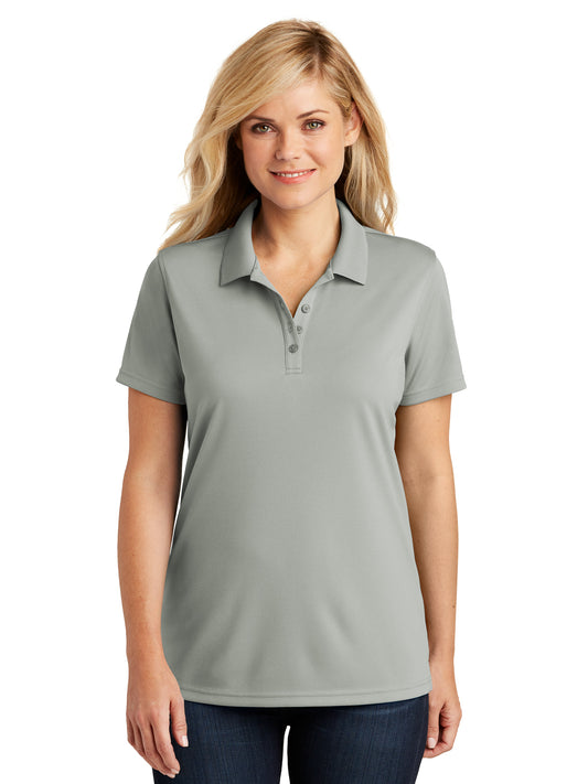 Women's Dry Zone Polo - LK110 - Gusty Grey