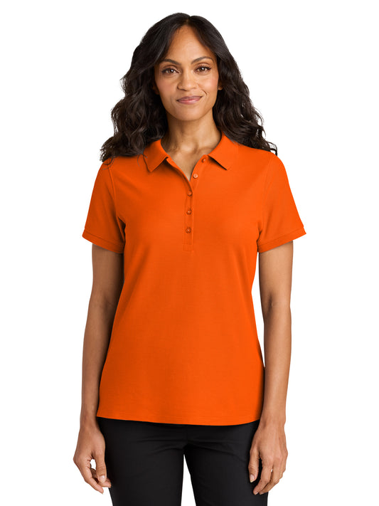 Women's Pocketless Wearever Signature Polo - LK200 - Neon Orange