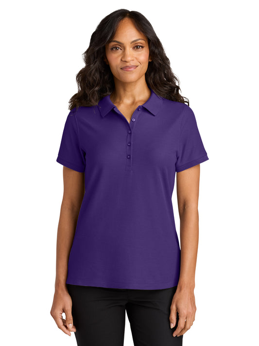 Women's Pocketless Wearever Signature Polo - LK200 - Prism Purple