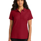 Women's Pocketless Wearever Signature Polo - LK200 - Rich Red