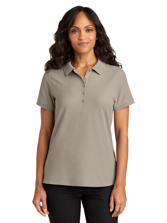 Women's Pocketless Wearever Signature Polo - LK200 - Sahara