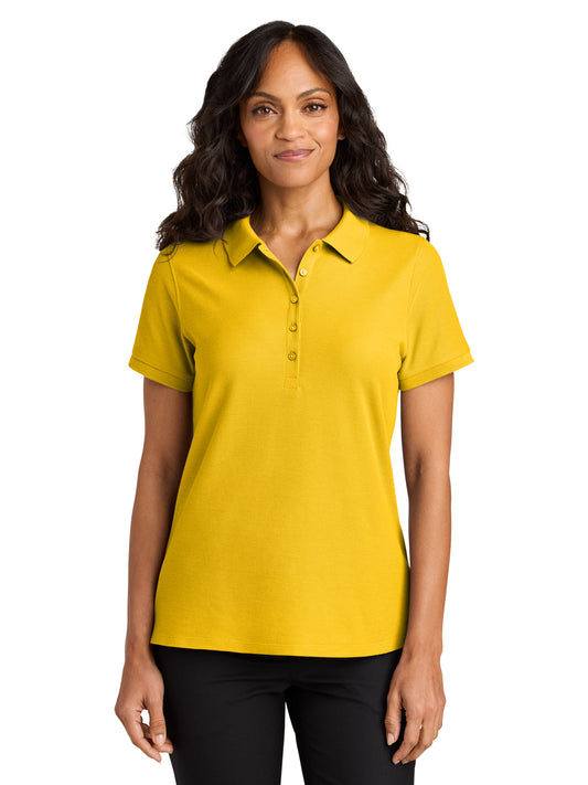 Women's Pocketless Wearever Signature Polo - LK200 - Sunflower Yellow