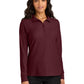 Women’s Wearever Signature Pique Long Sleeve Polo - LK200LS - Burgundy