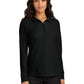 Women’s Wearever Signature Pique Long Sleeve Polo - LK200LS - Deep Black