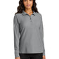 Women’s Wearever Signature Pique Long Sleeve Polo - LK200LS - Gusty Grey