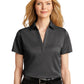 Women's Heathered Silk Touch Performance Polo - LK542 - Black Heather