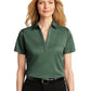 Women's Heathered Silk Touch Performance Polo - LK542 - Green Glen Heather