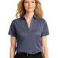 Women's Heathered Silk Touch Performance Polo - LK542 - Navy Heather