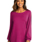 Women's Luxe Knit Jewel Neck Top