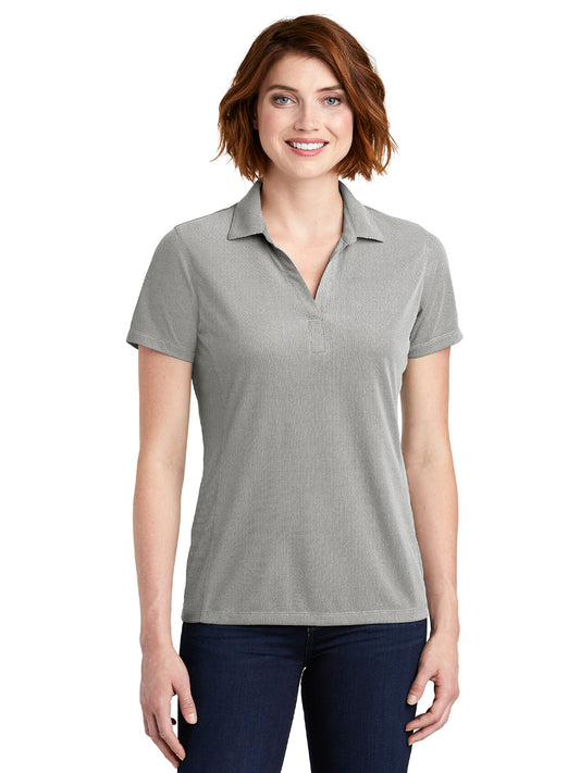 Women's Short Sleeve Polo - LK582 - Black