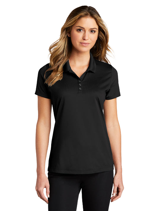 Women's Eclipse Stretch Polo - LK587 - Deep Black