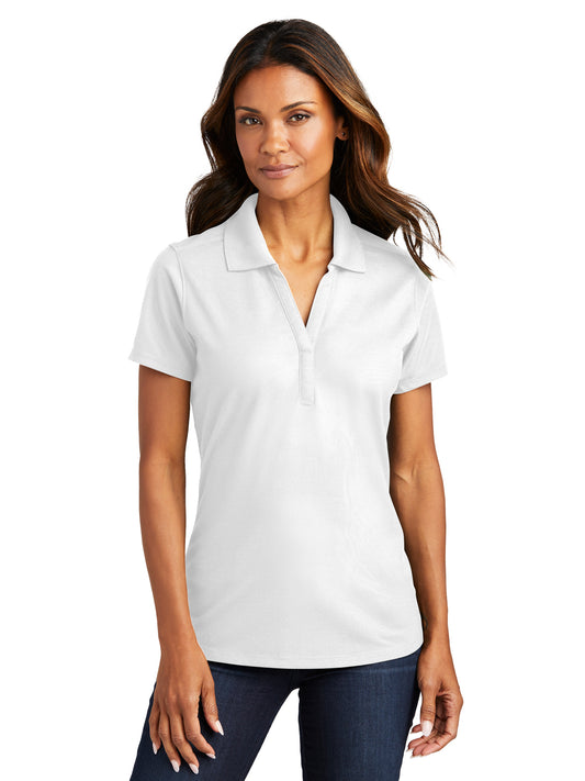 Women's EZPerformance Pique Polo - LK600 - White
