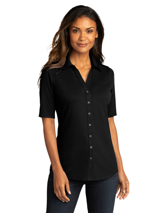 Women's City Stretch Top - LK682 - Black