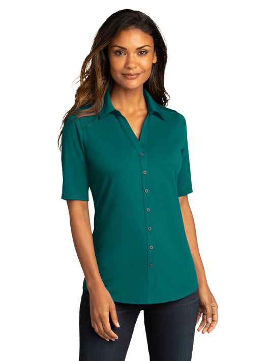 Women's City Stretch Top - LK682 - Dark Teal