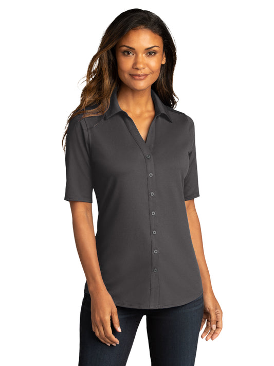 Women's City Stretch Top - LK682 - Graphite