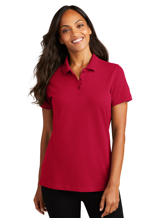 Women's EZCotton Polo Shirt - LK8000 - Apple Red