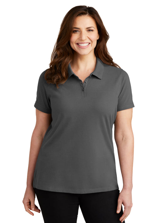 Women's EZCotton Polo Shirt - LK8000 - Sterling Grey