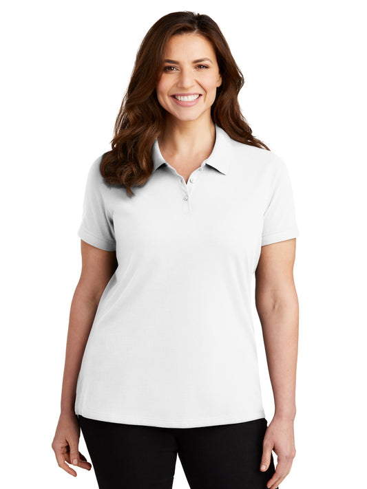 Women's EZCotton Polo Shirt - LK8000 - White