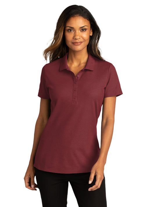 Women's SuperPro React Polo - LK810 - Burgundy