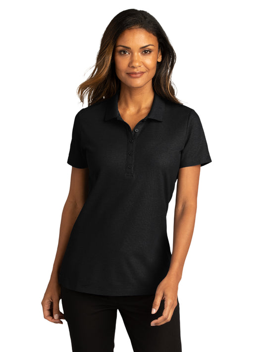 Women's SuperPro React Polo - LK810 - Deep Black