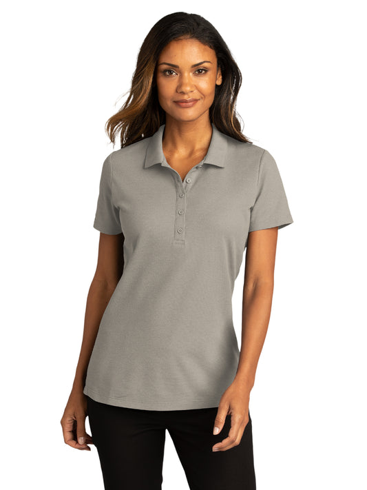 Women's SuperPro React Polo - LK810 - Gusty Grey
