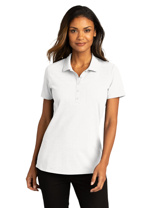 Women's SuperPro React Polo - LK810 - White