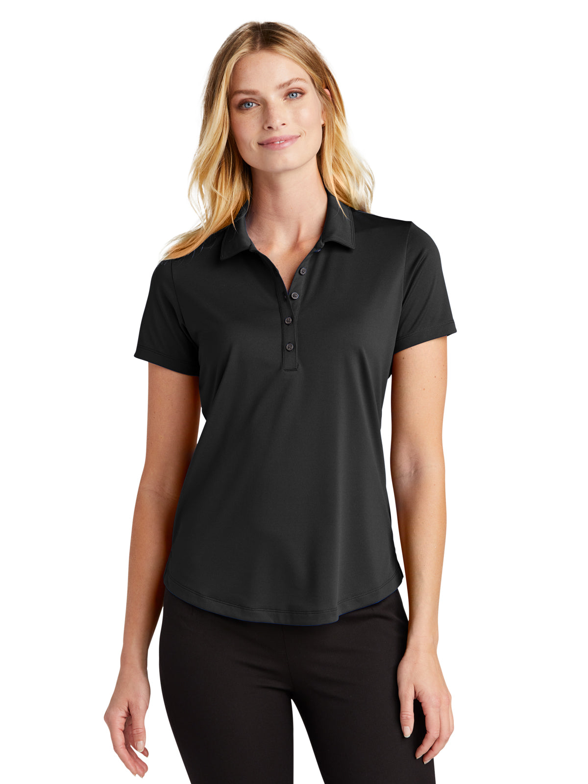 Women's C-Free Snag-Proof Polo Shirt - LK864 - Deep Black
