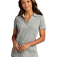 Women's Pique Polo - LK867 - Deep Smoke Heather