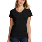 Women's Tri-Blend V-Neck Tee - LPC330V - Black