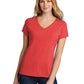 Women's Tri-Blend V-Neck Tee - LPC330V - Bright Red Heather
