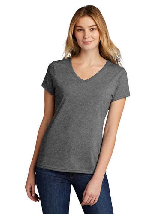 Women's Tri-Blend V-Neck Tee - LPC330V - Graphite Heather