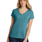 Women's Tri-Blend V-Neck Tee - LPC330V - Vivid Teal Heather
