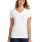 Women's Tri-Blend V-Neck Tee - LPC330V - White
