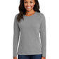 Women's Long Sleeve Cotton Tee - LPC54LS - Athletic Heather